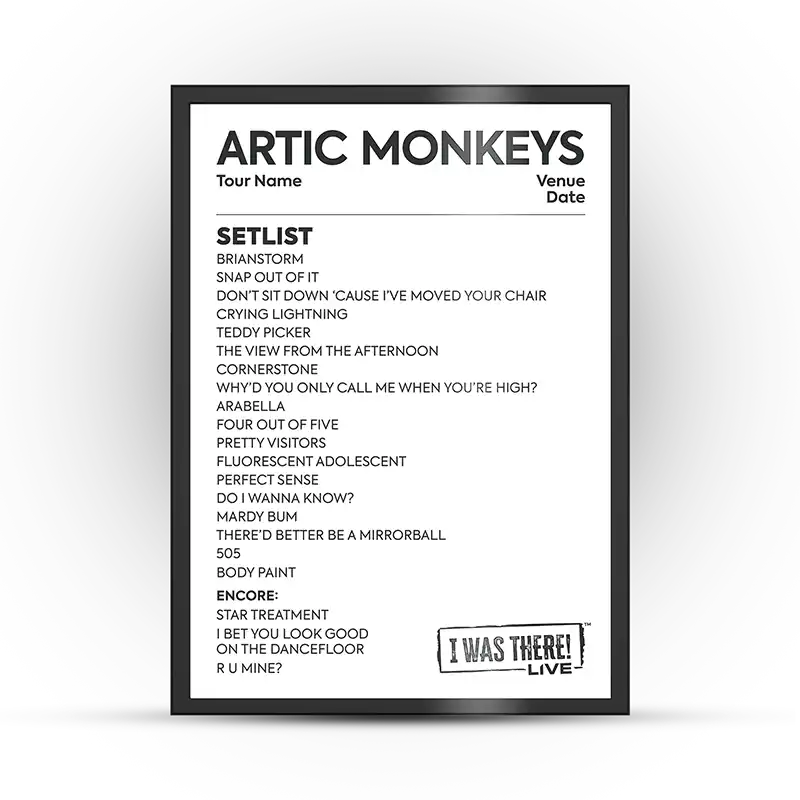 Artic Monkeys The Car Tour Setlist 2023