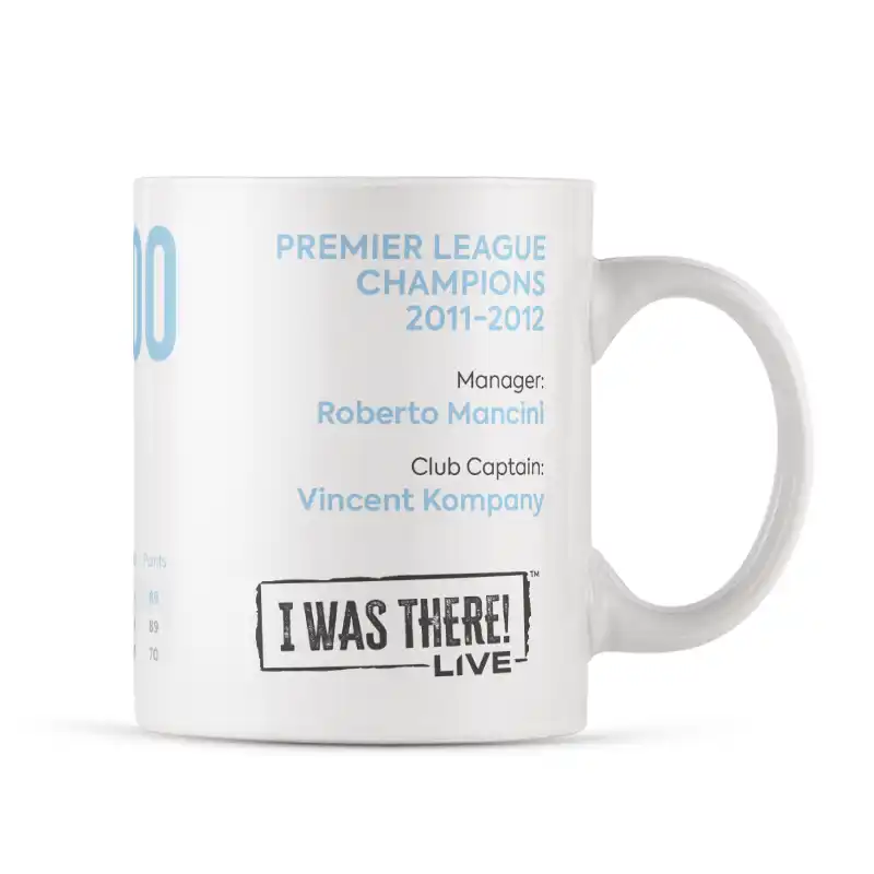 Man City Agueroooo Champions Mug 2011-2012 - Image 2