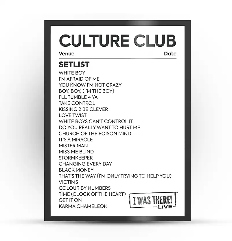Culture Club 2024 Tour