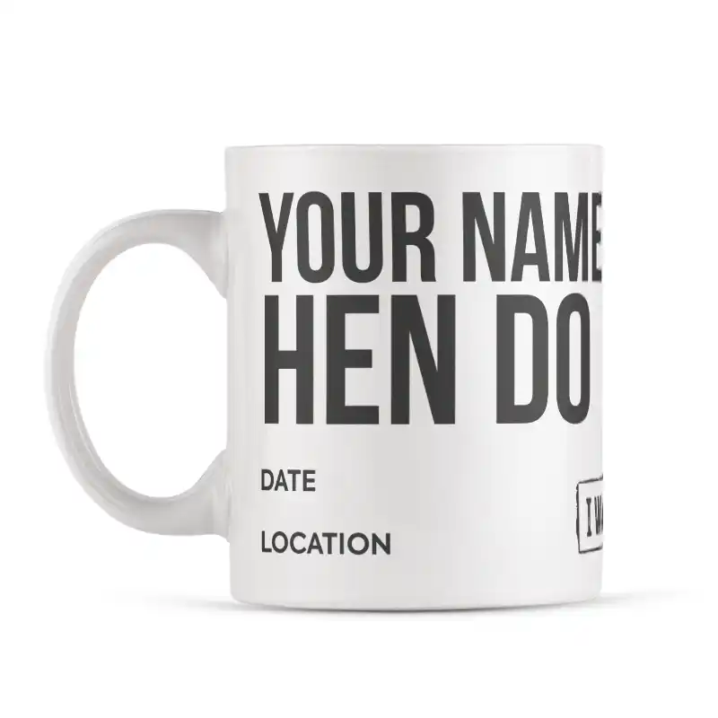 Hen Do Personalised Mug