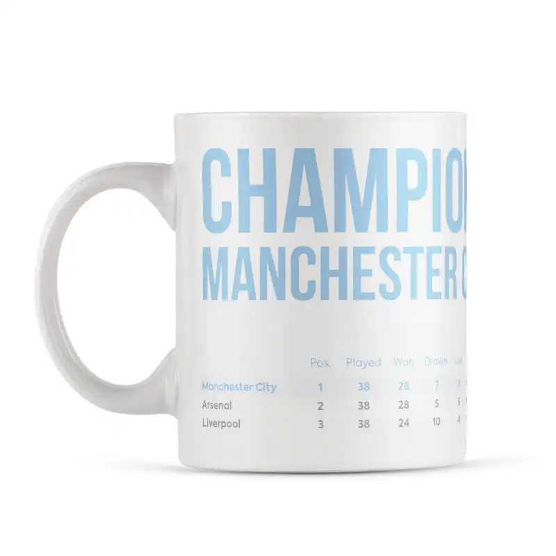 Man City 4-in-a-Row Champions Mug 2023-2024