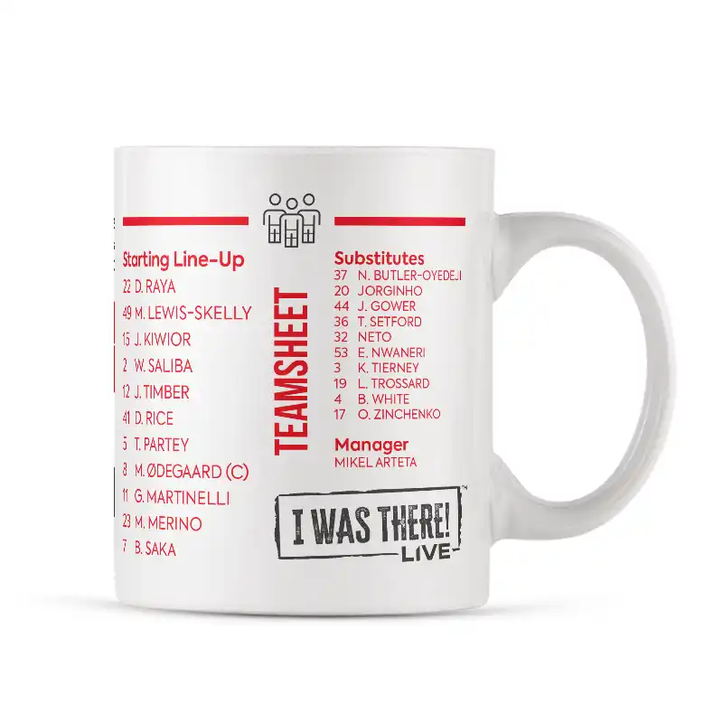 Arsenal v Real Madrid QF 1st Leg Mug - Image 2
