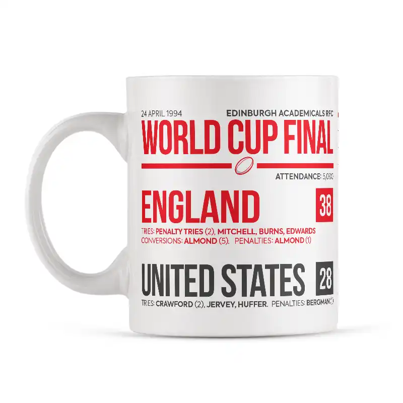 England Women's World Cup Final 1994 Mug