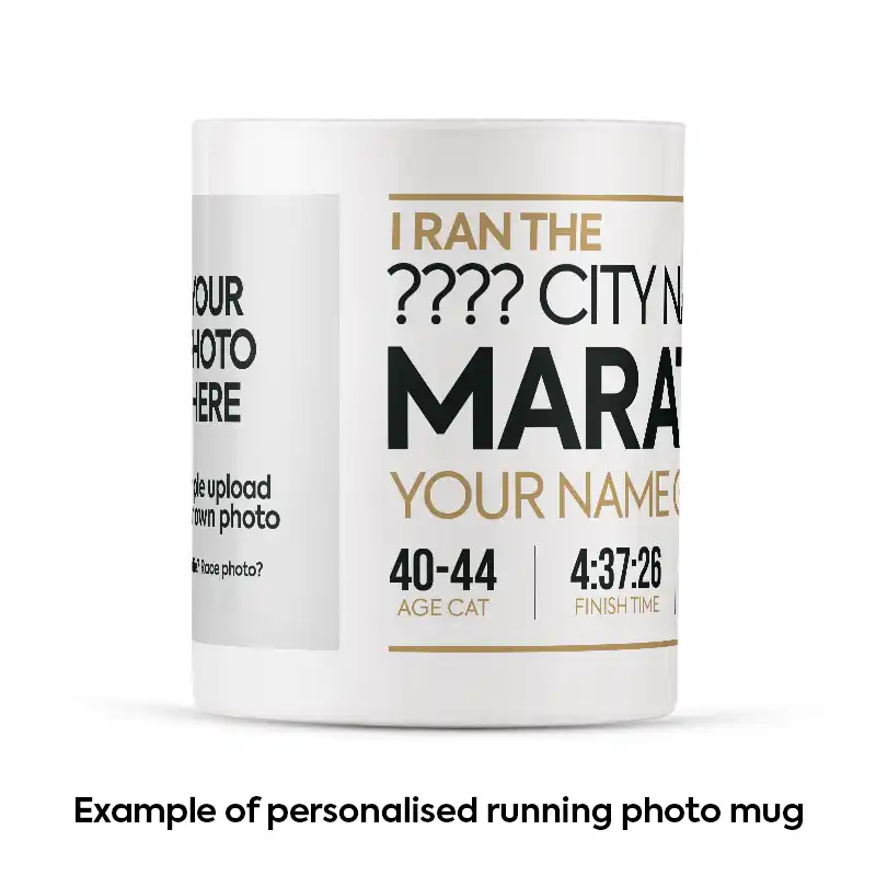 A personalised Marathon Mug with own photo - Image 14