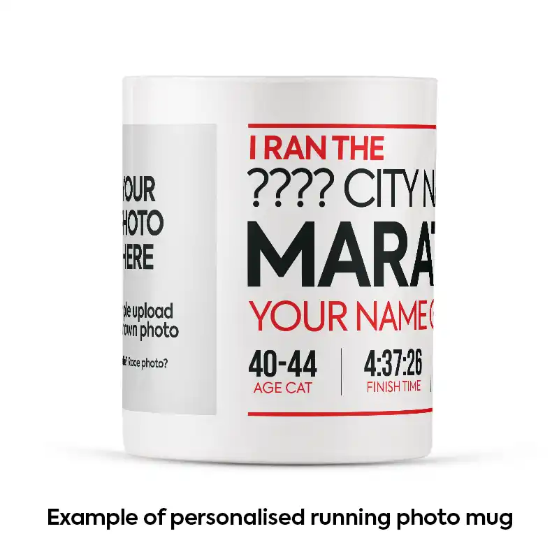 A personalised Marathon Mug with own photo - Image 15