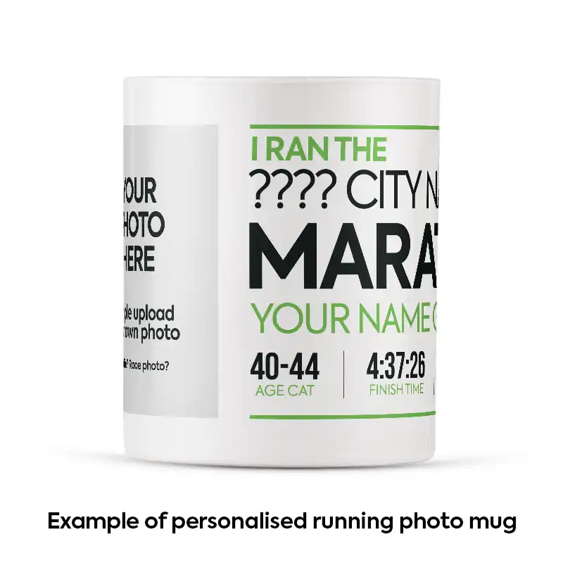 A personalised Marathon Mug with own photo - Image 16