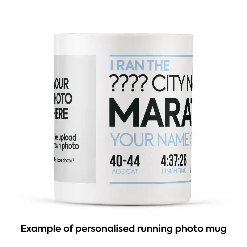 A personalised Marathon Mug with own photo - Image 17