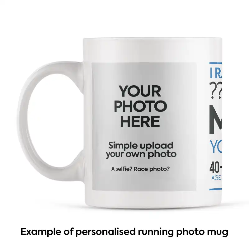 A personalised Marathon Mug with own photo - Image 4