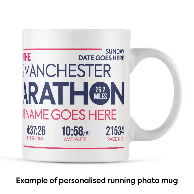 A personalised Marathon Mug with own photo - Image 7
