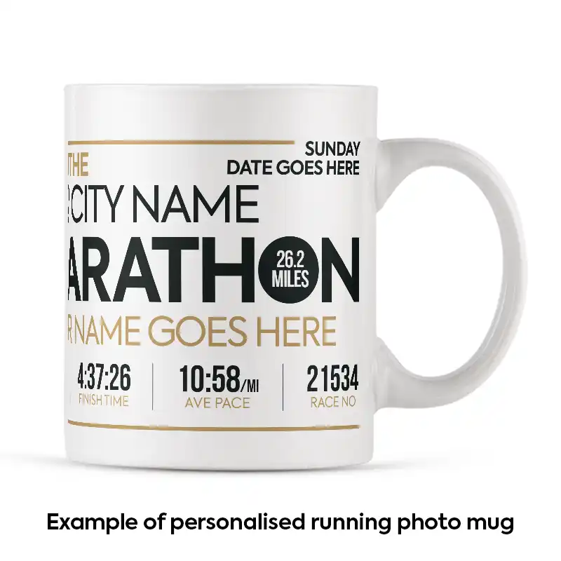 A personalised Marathon Mug with own photo - Image 9