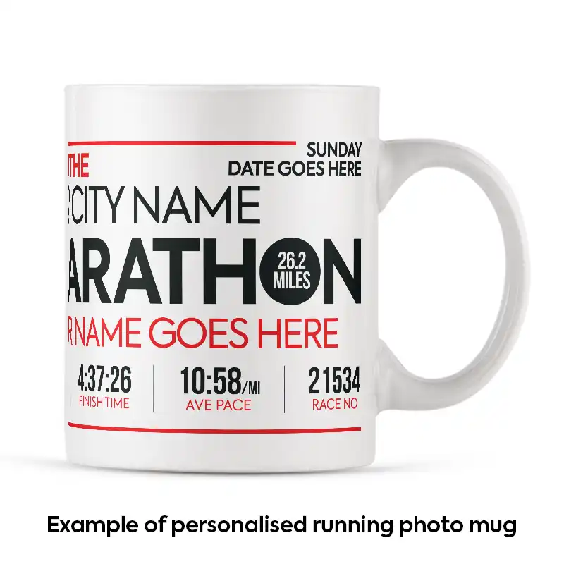 A personalised Marathon Mug with own photo - Image 10