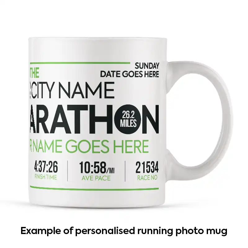 A personalised Marathon Mug with own photo - Image 11
