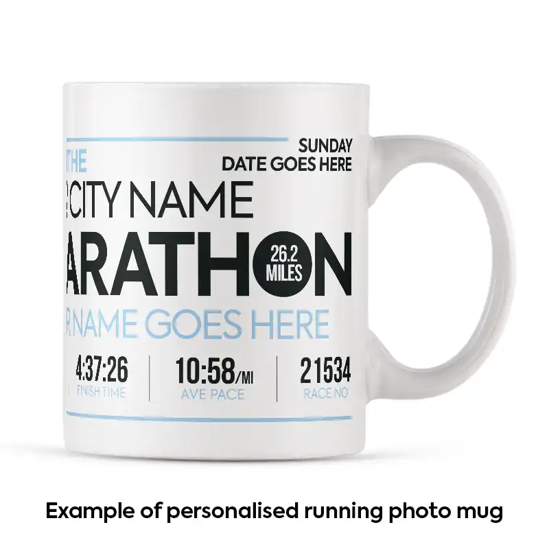 A personalised Marathon Mug with own photo - Image 12