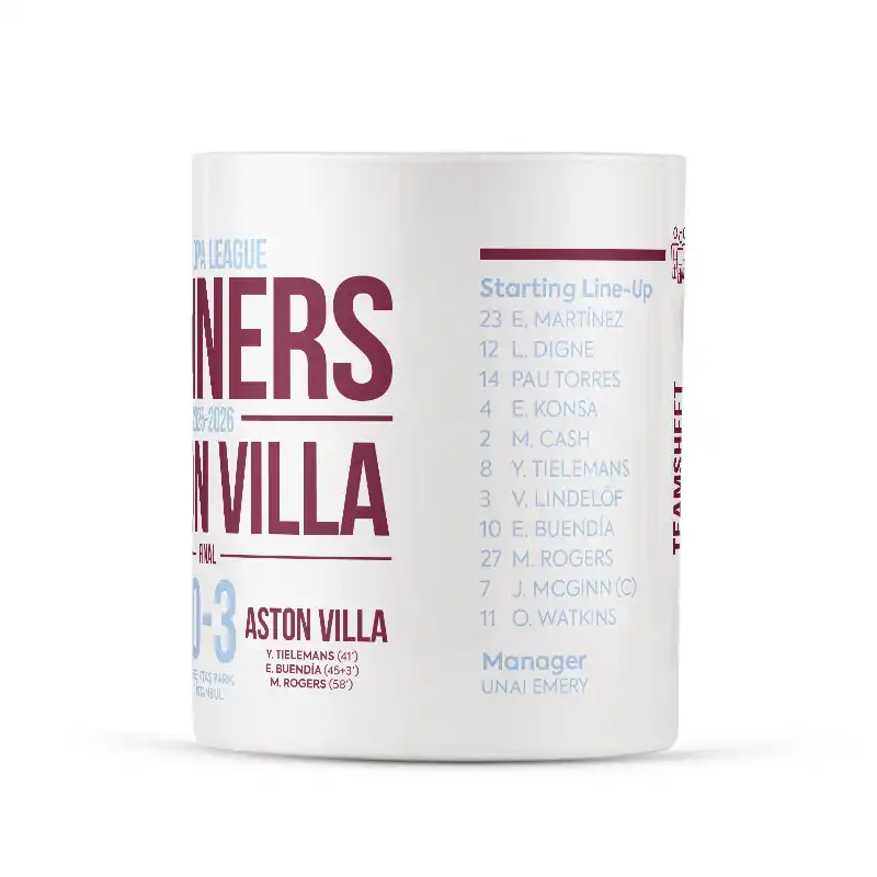 Aston Villa Europa League Final Winners Mug - Image 2
