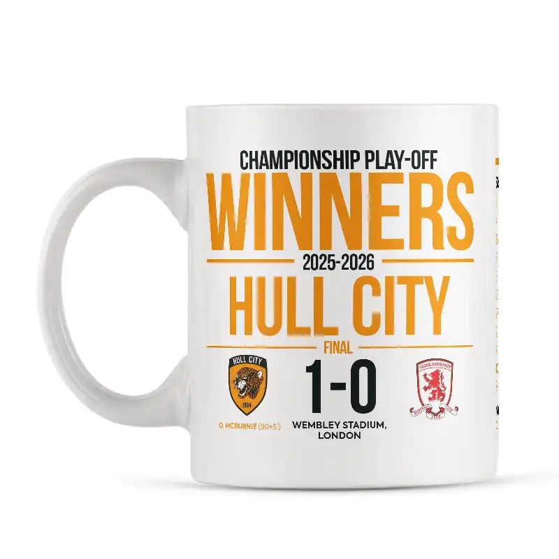 Hull City Championship Play-Off Final Winners Mug