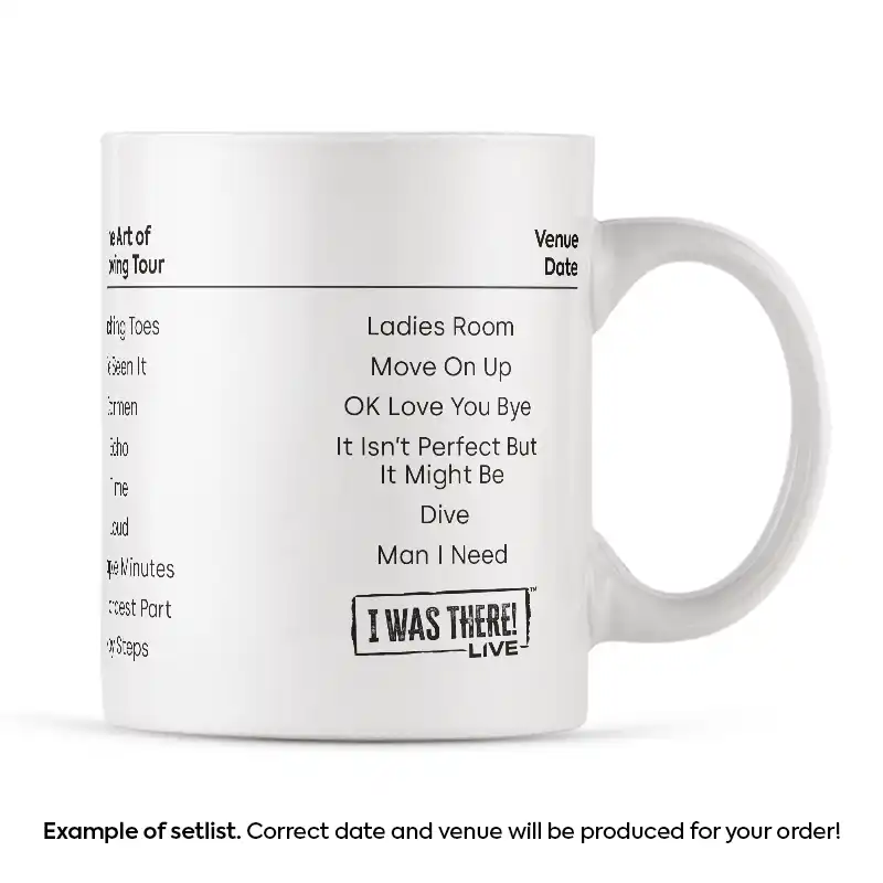Olivia Dean Setlist Mug - Any Date - Image 3