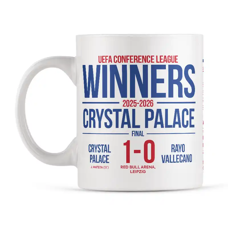 Crystal Palace Conference League Final Winners Mug