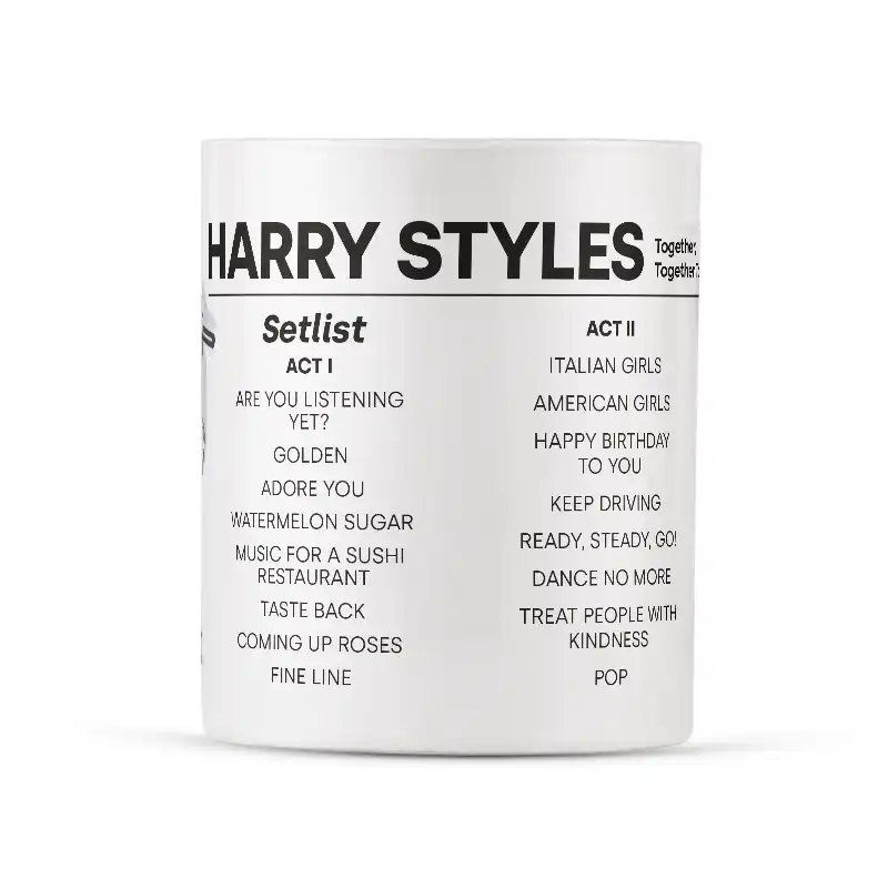 Harry Styles Setlist Mug with Illustration 17 June 2026 - Image 2