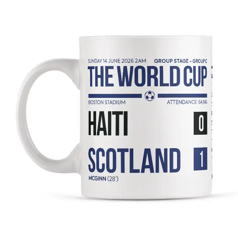 Scotland V Haiti 14th June 2026 World Cup Scoreline Mug